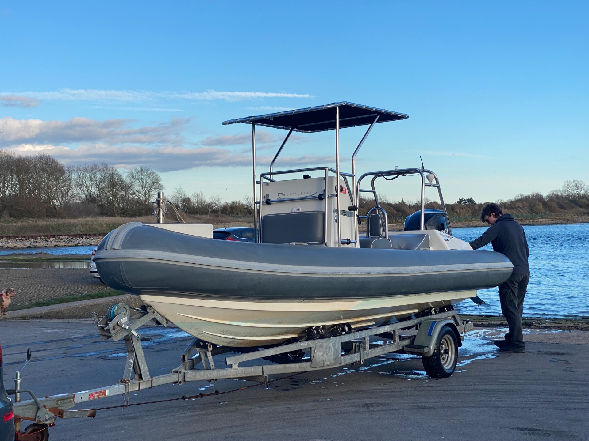 6m Sports rib Fitted with 175hp Mercury Verado supercharged outboard
